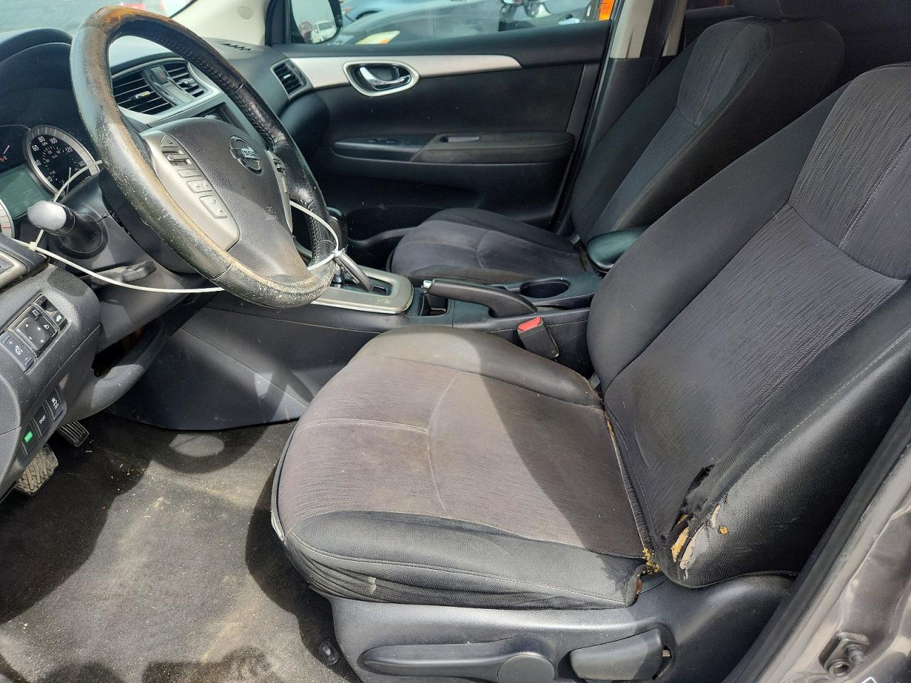 2015 Nissan Sentra Sv Gray vin: 3N1AB7AP5FL646801