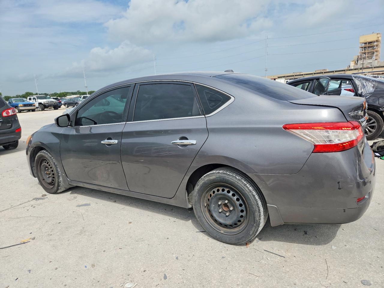 2015 Nissan Sentra Sv Gray vin: 3N1AB7AP5FL646801