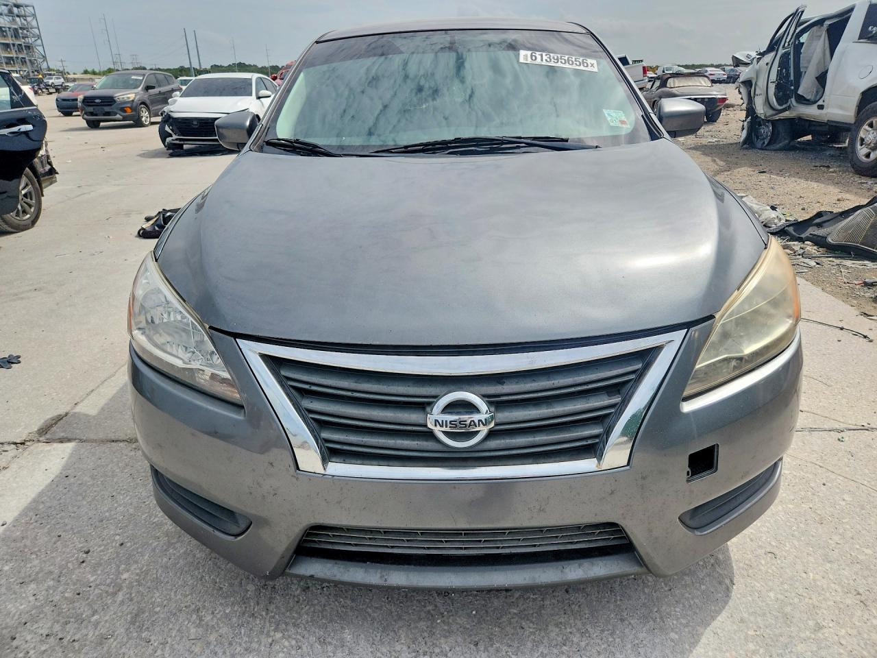 2015 Nissan Sentra Sv Gray vin: 3N1AB7AP5FL646801