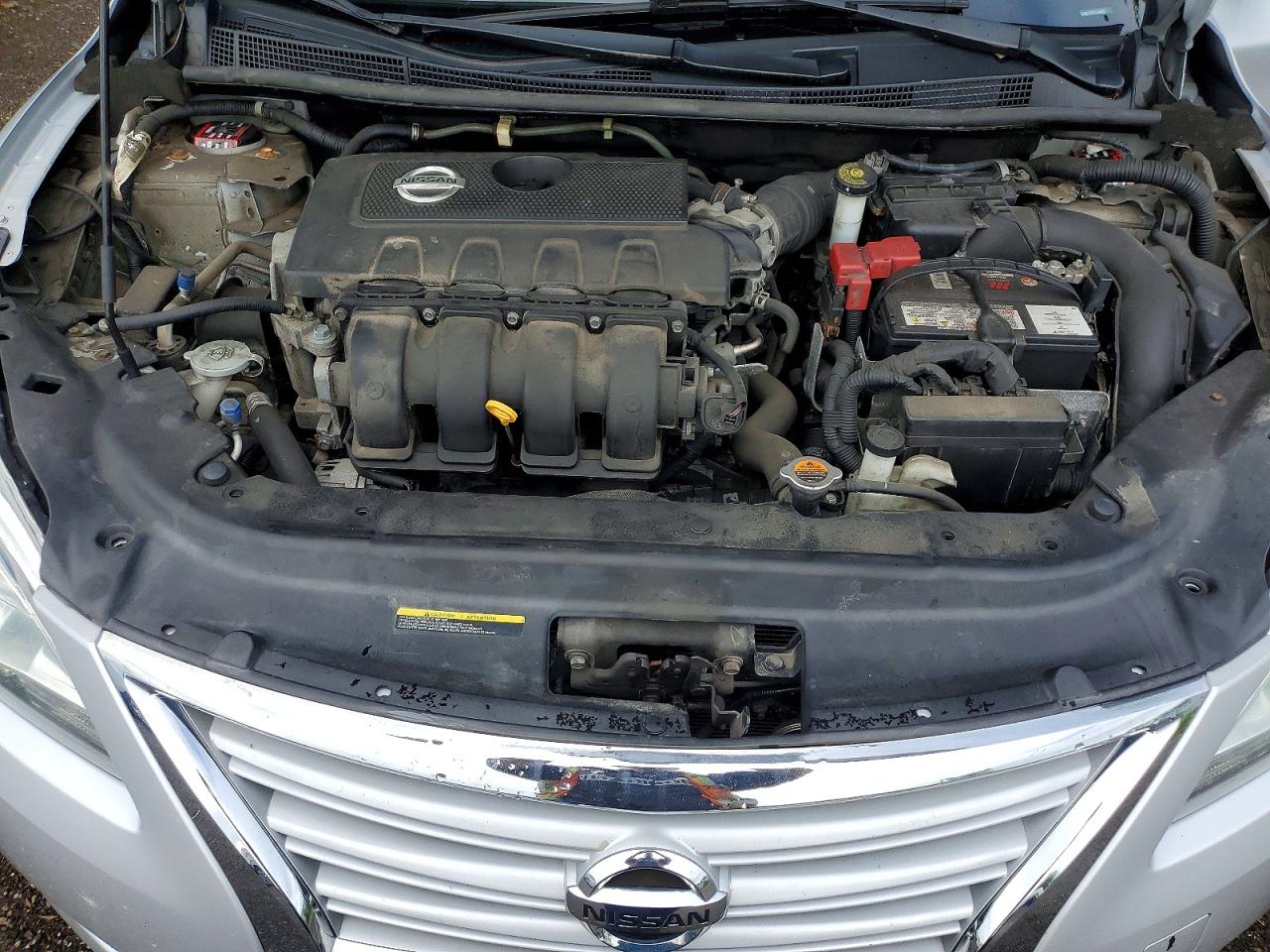 2015 Nissan Sentra S Silver vin: 3N1AB7AP5FL648855