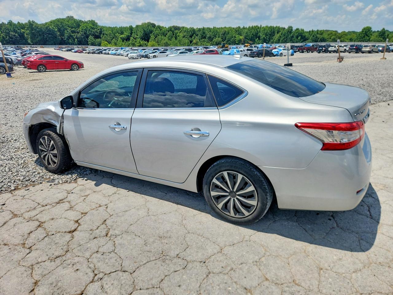 2015 Nissan Sentra Sv Gray vin: 3N1AB7AP5FL654025