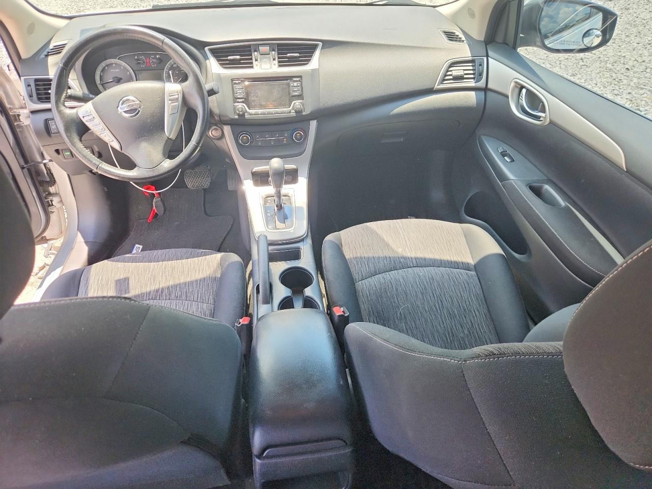 2015 Nissan Sentra Sv Gray vin: 3N1AB7AP5FL654025
