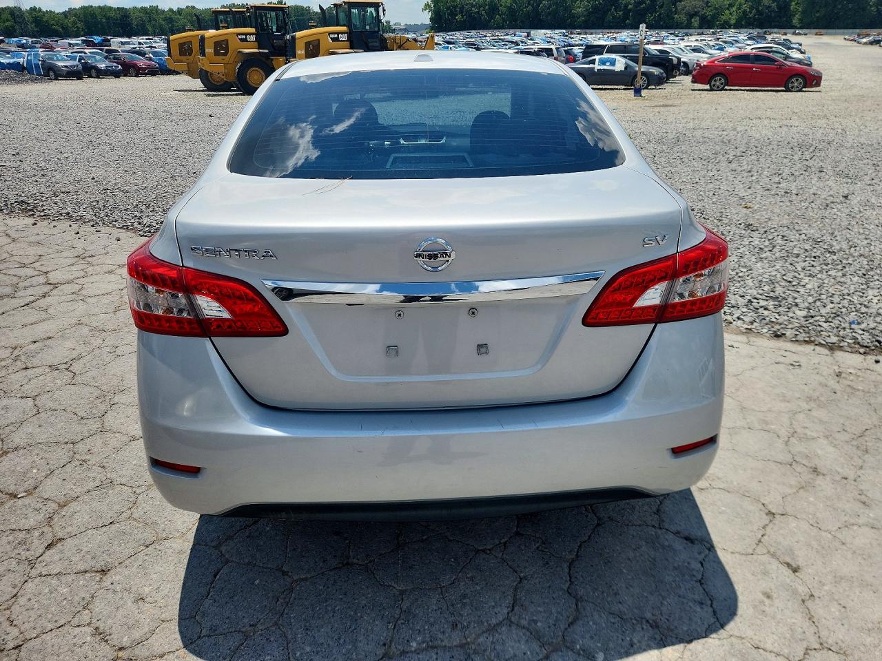 2015 Nissan Sentra Sv Gray vin: 3N1AB7AP5FL654025