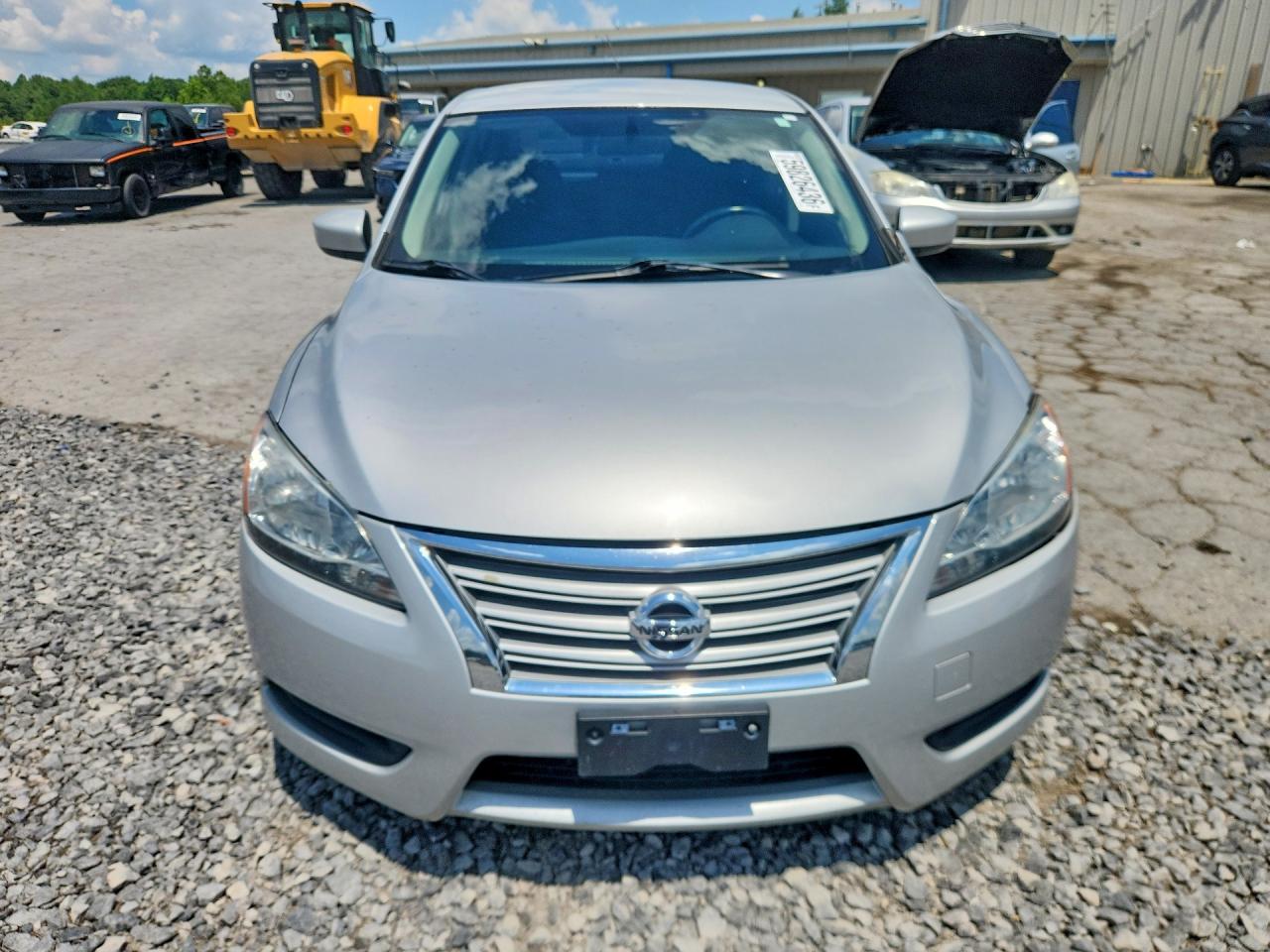 2015 Nissan Sentra Sv Gray vin: 3N1AB7AP5FL654025