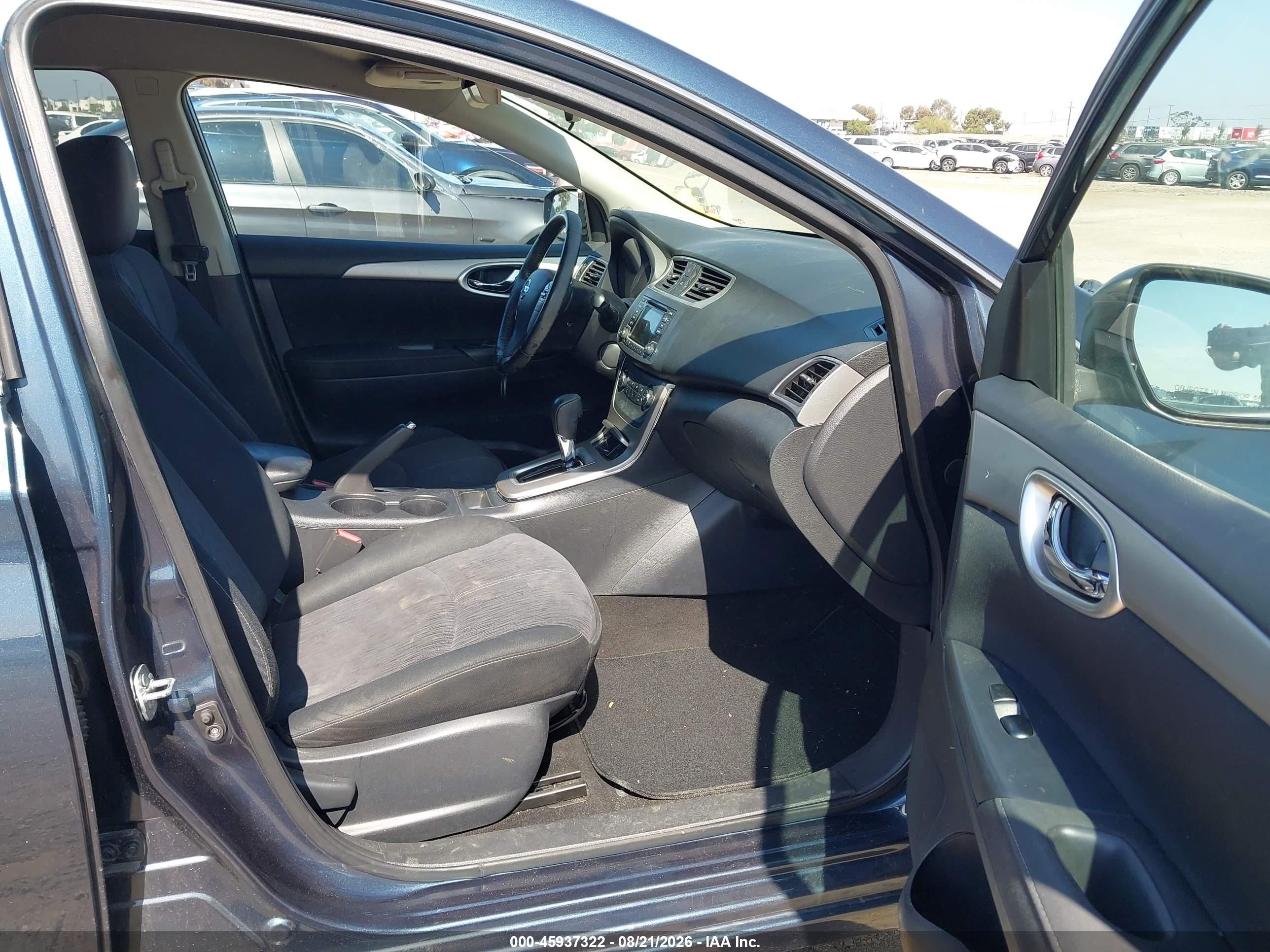 2015 Nissan Sentra Fe+ S/s/sl/sr/sv Blue vin: 3N1AB7AP5FL655482