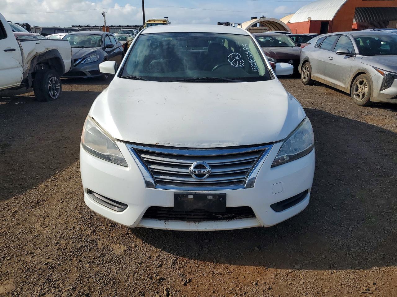 2015 Nissan Sentra White vin: 3N1AB7AP5FL665669