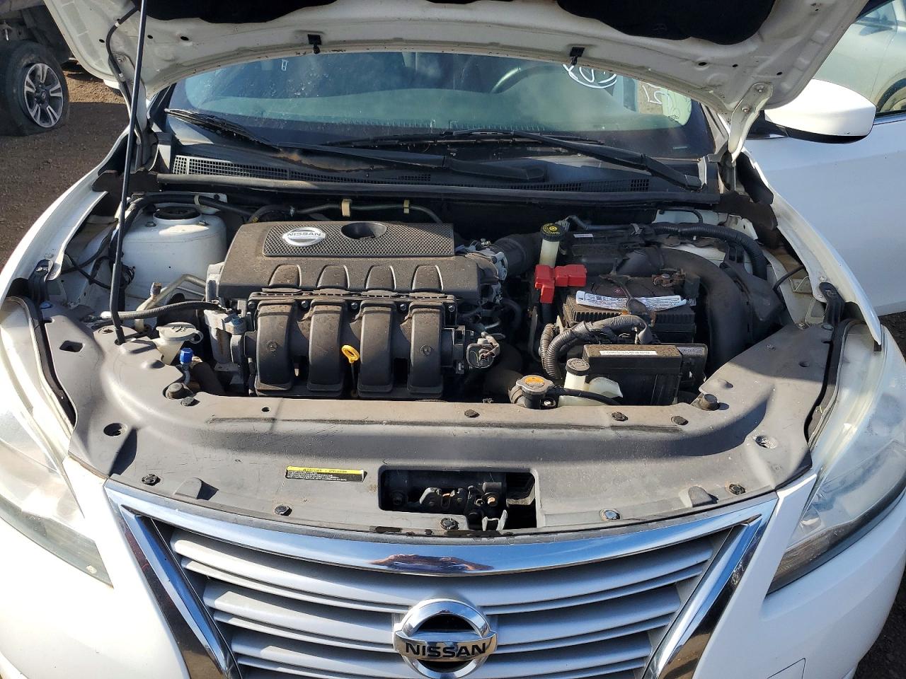 2015 Nissan Sentra White vin: 3N1AB7AP5FL665669