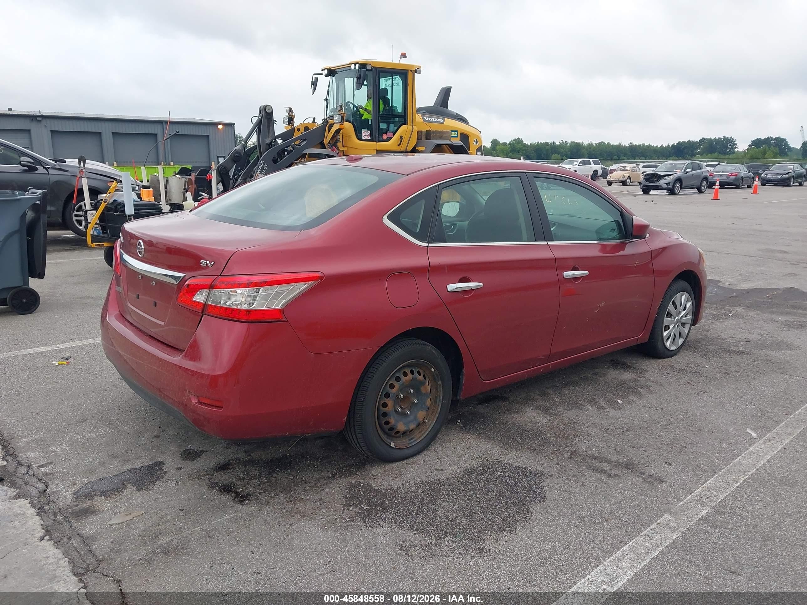 2015 Nissan Sentra Fe+ S/s/sl/sr/sv Red vin: 3N1AB7AP5FL666854