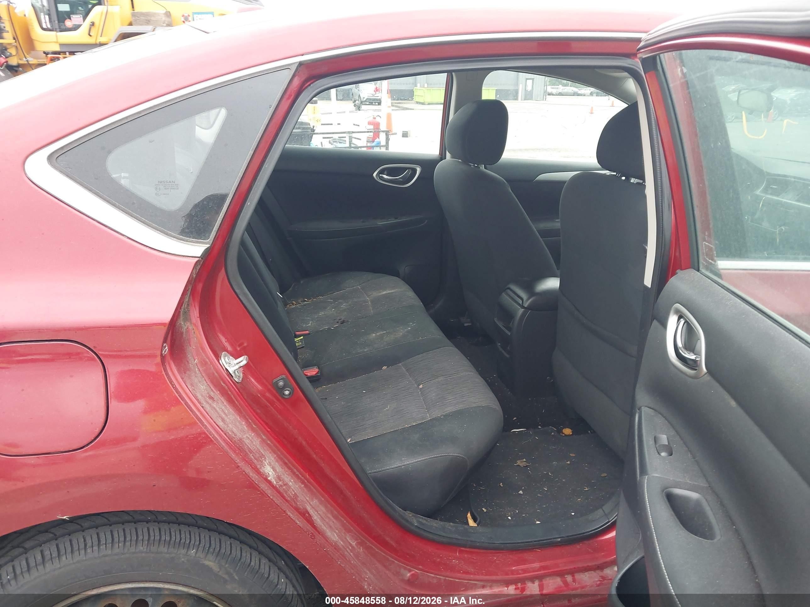 2015 Nissan Sentra Fe+ S/s/sl/sr/sv Red vin: 3N1AB7AP5FL666854