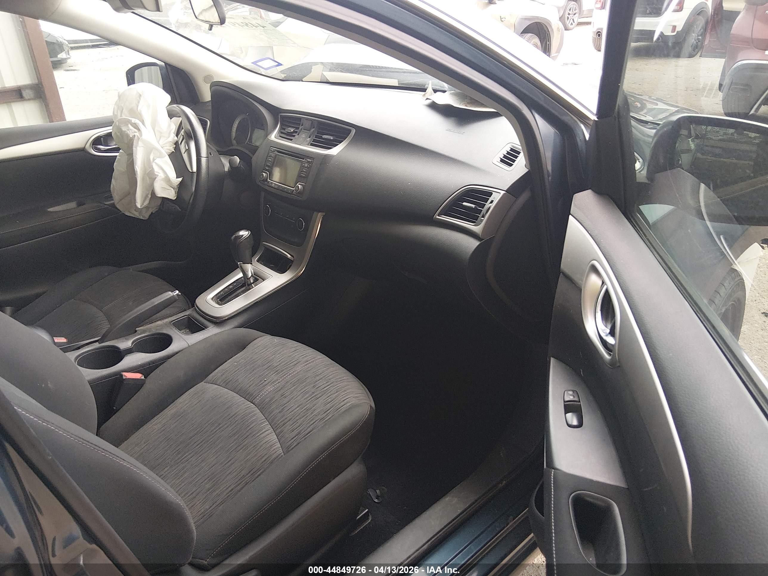 2015 Nissan Sentra Sv Blue vin: 3N1AB7AP5FL668488