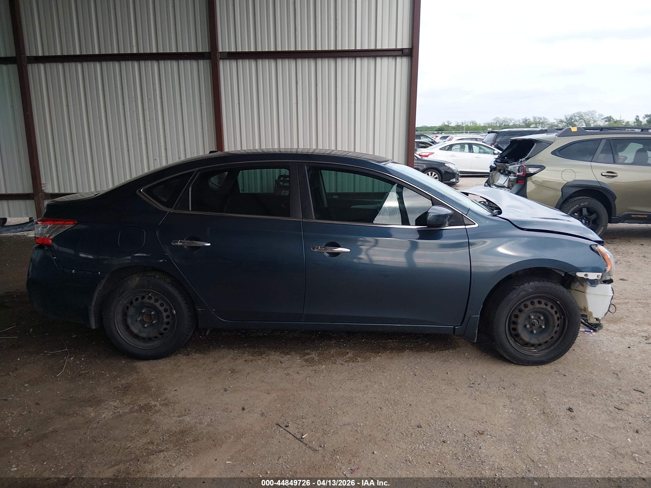 2015 Nissan Sentra Sv Blue vin: 3N1AB7AP5FL668488