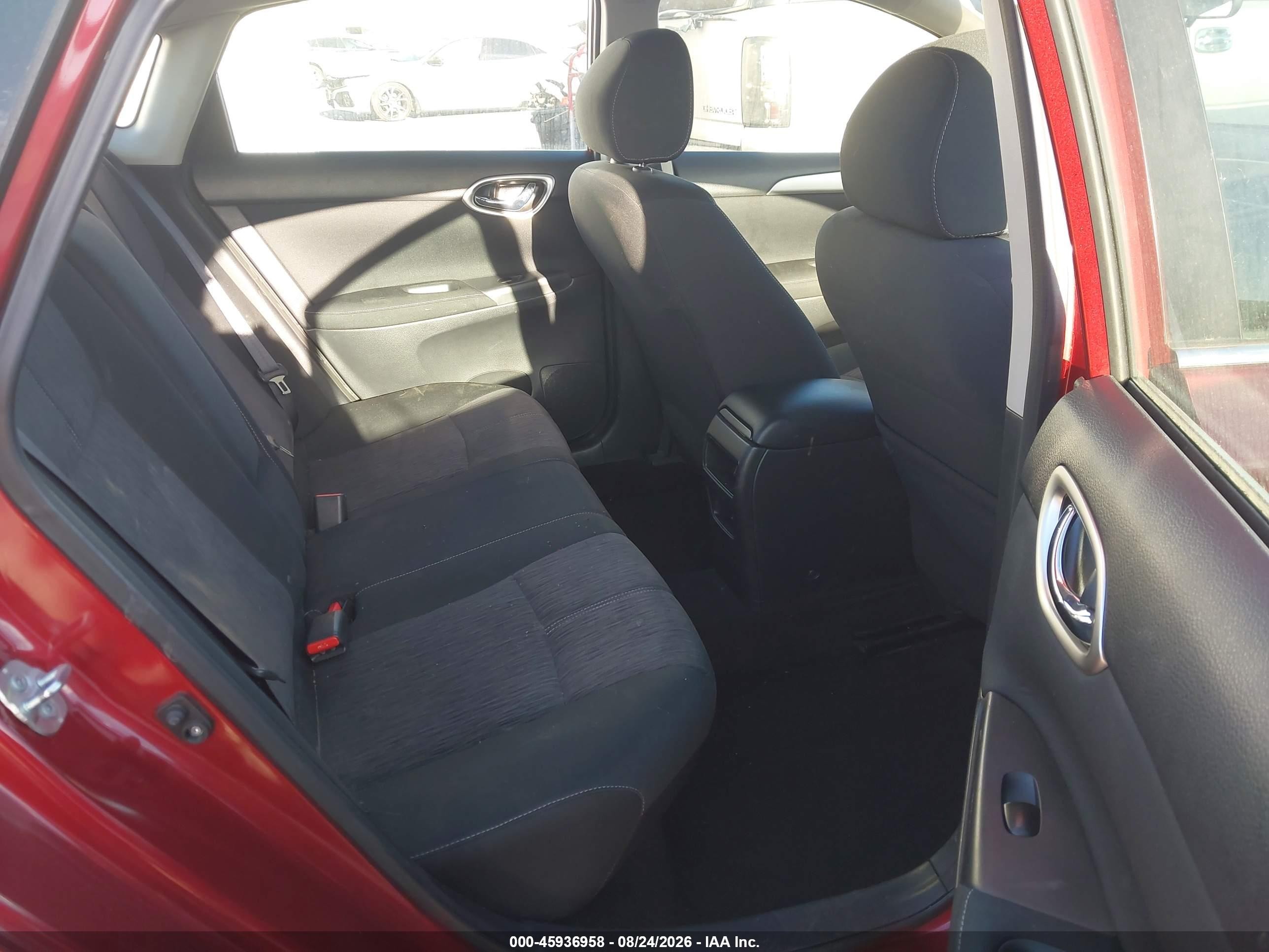 2015 Nissan Sentra Fe+ S/s/sl/sr/sv Red vin: 3N1AB7AP5FL669138