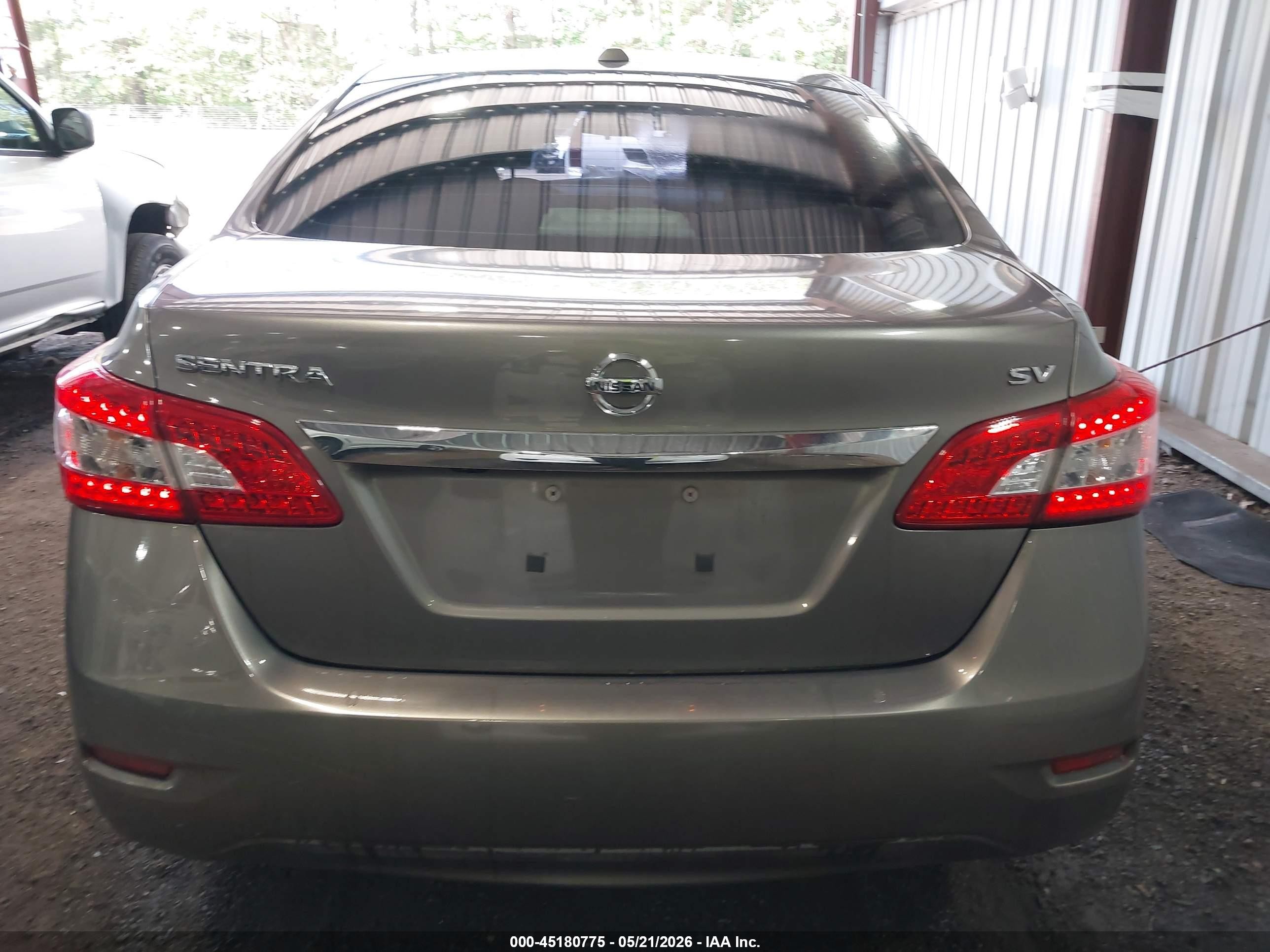 2015 Nissan Sentra Sv Tan vin: 3N1AB7AP5FL672007