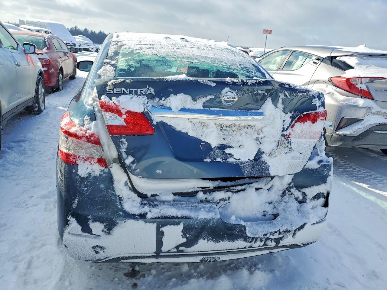 2015 Nissan Sentra S Blue vin: 3N1AB7AP5FL678129