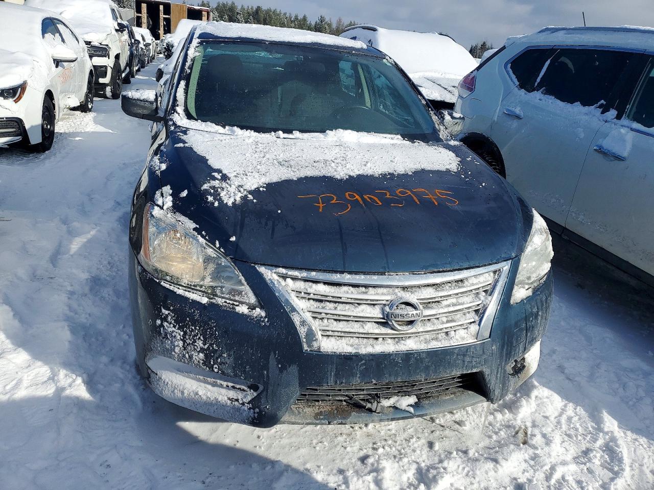 2015 Nissan Sentra S Blue vin: 3N1AB7AP5FL678129