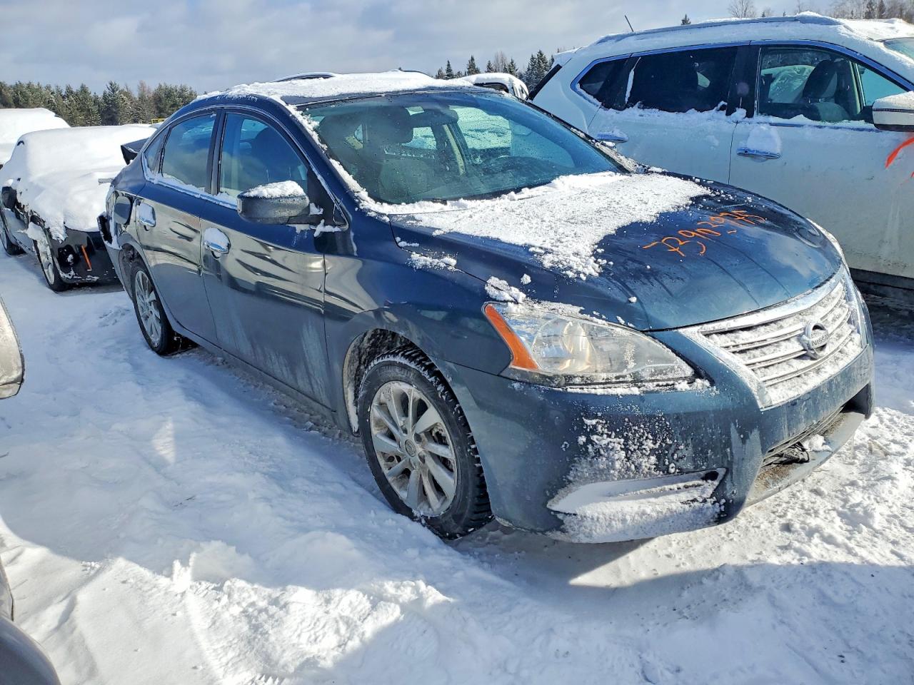 2015 Nissan Sentra S Blue vin: 3N1AB7AP5FL678129