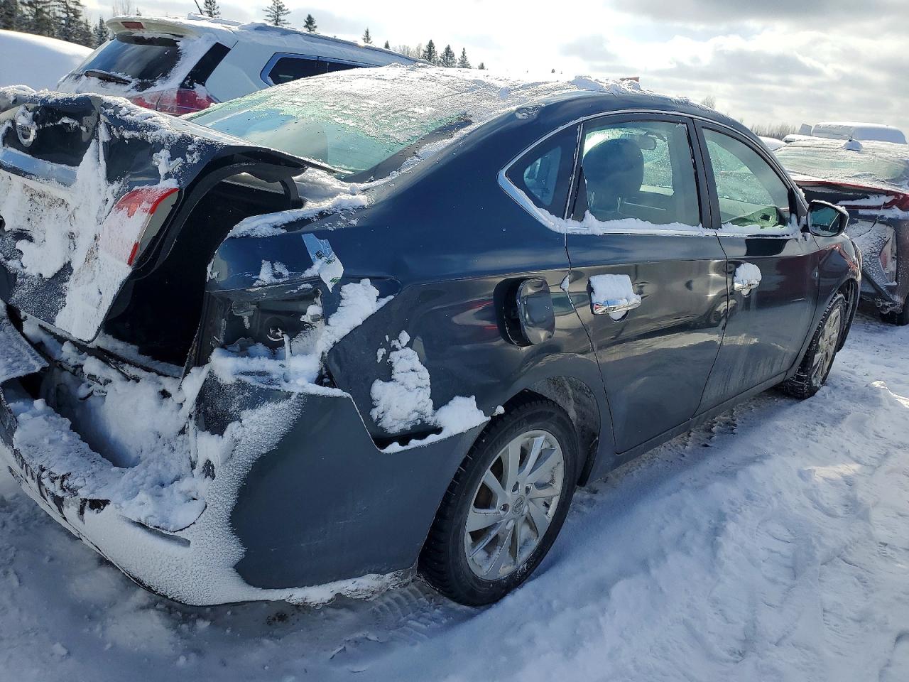 2015 Nissan Sentra S Blue vin: 3N1AB7AP5FL678129