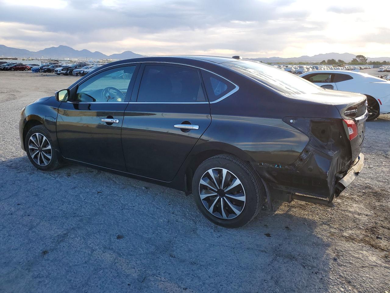 2015 Nissan Sentra Sv Black vin: 3N1AB7AP5FL681693