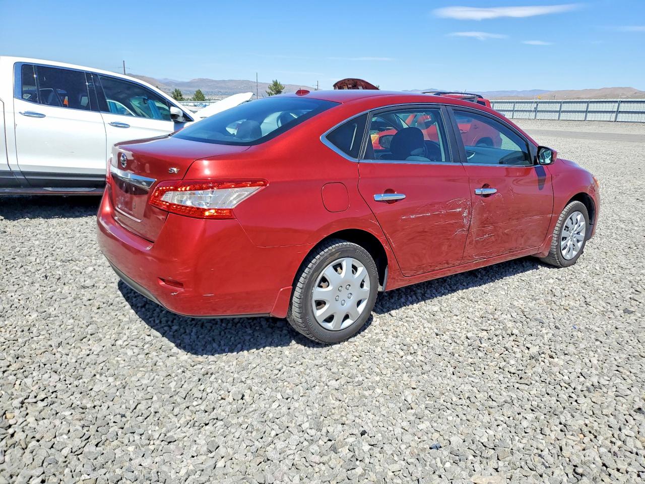 2015 Nissan Sentra Sv Burgundy vin: 3N1AB7AP5FL682438