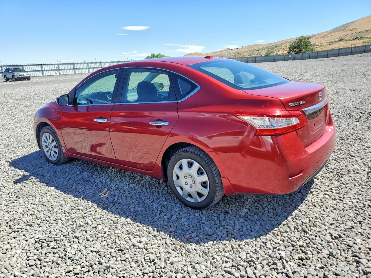 2015 Nissan Sentra Sv Burgundy vin: 3N1AB7AP5FL682438