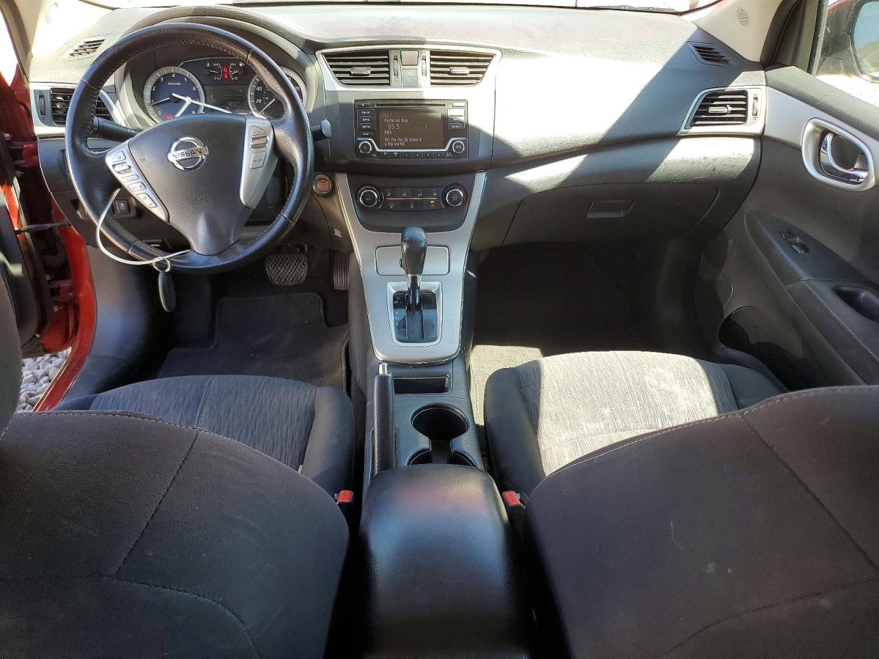 2015 Nissan Sentra Sv Burgundy vin: 3N1AB7AP5FL682438