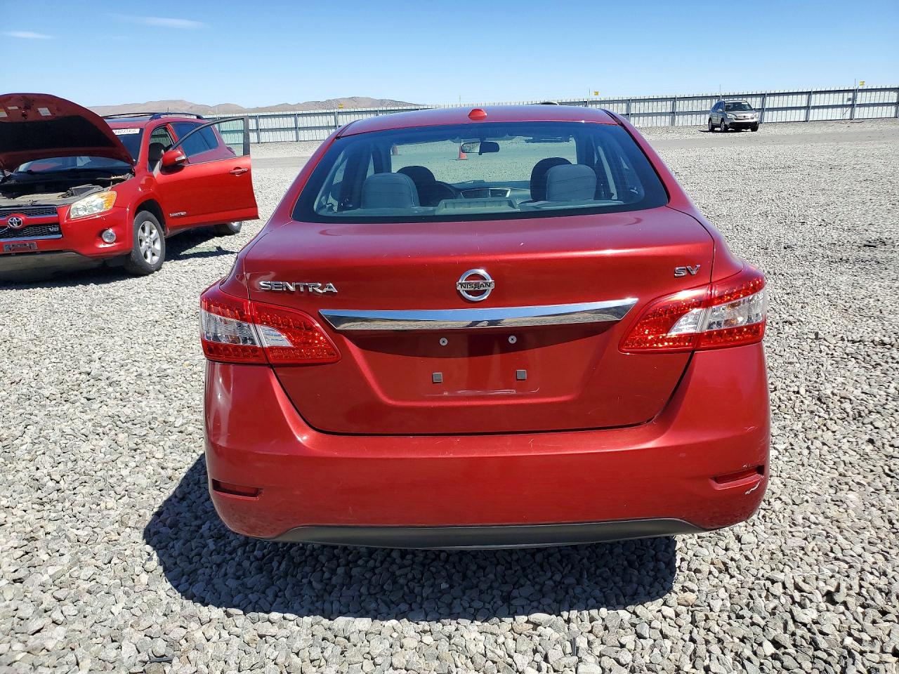 2015 Nissan Sentra Sv Burgundy vin: 3N1AB7AP5FL682438