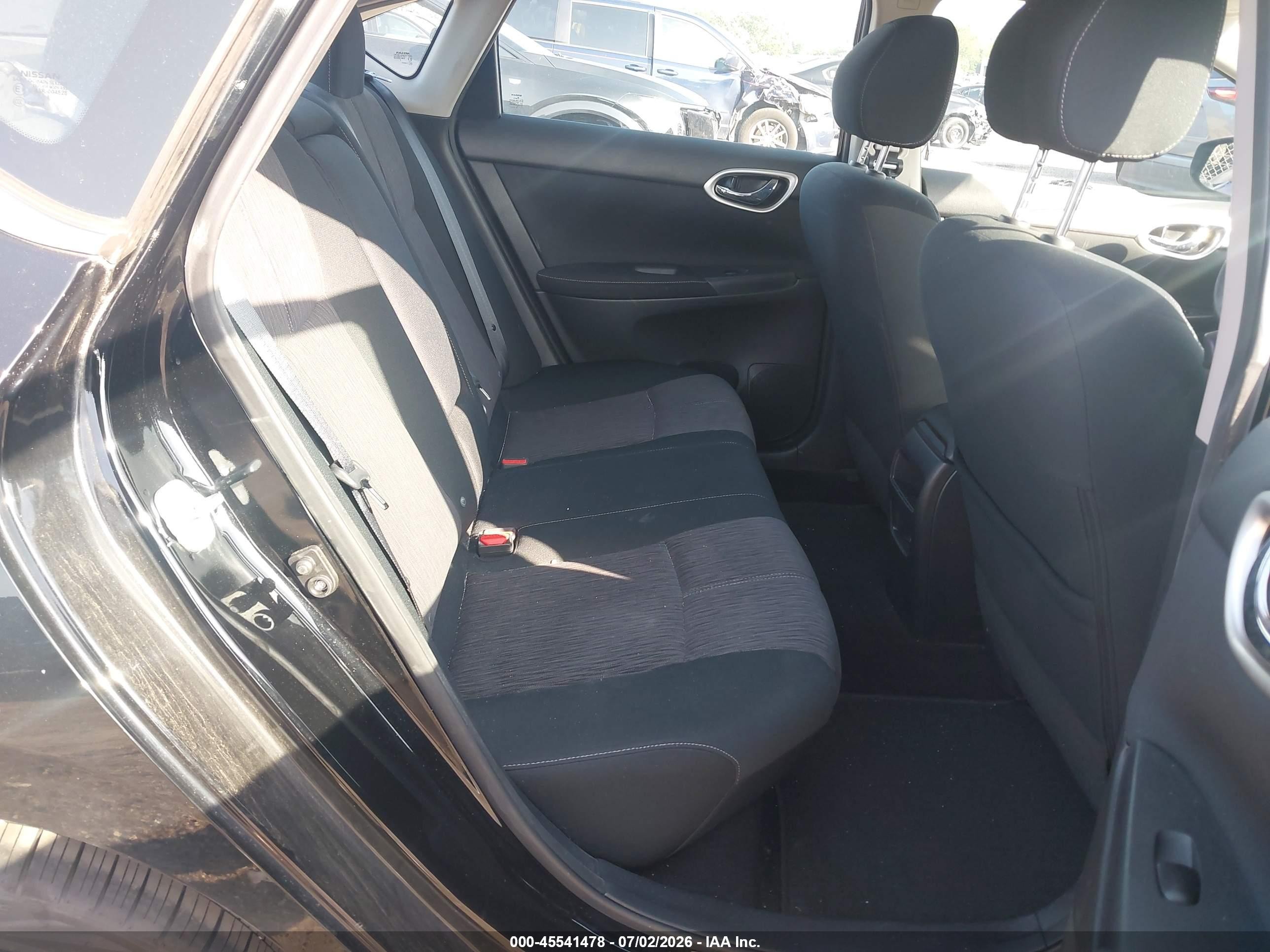 2015 Nissan Sentra Sv Black vin: 3N1AB7AP5FL682939