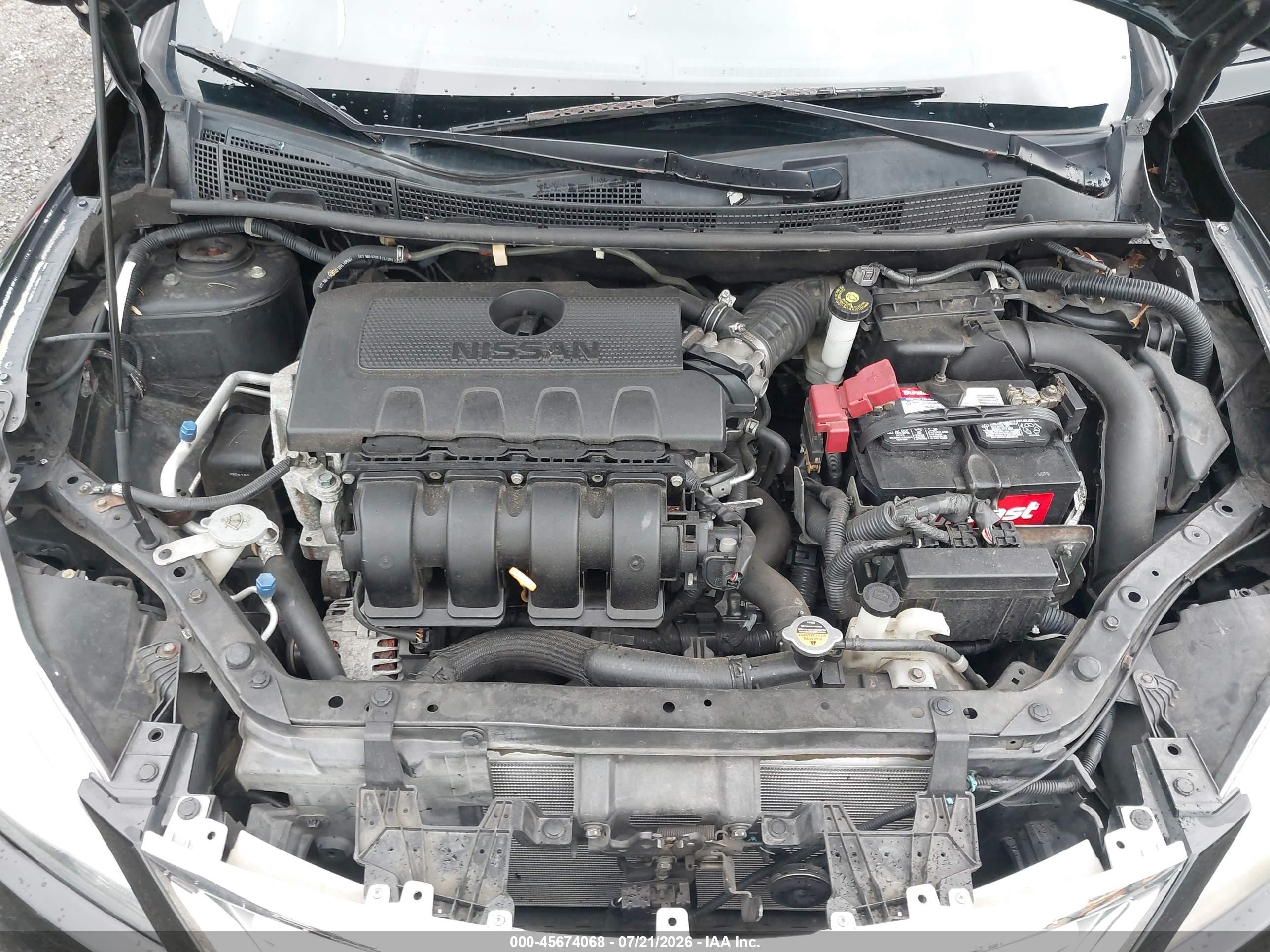 2015 Nissan Sentra Sv Black vin: 3N1AB7AP5FL685422
