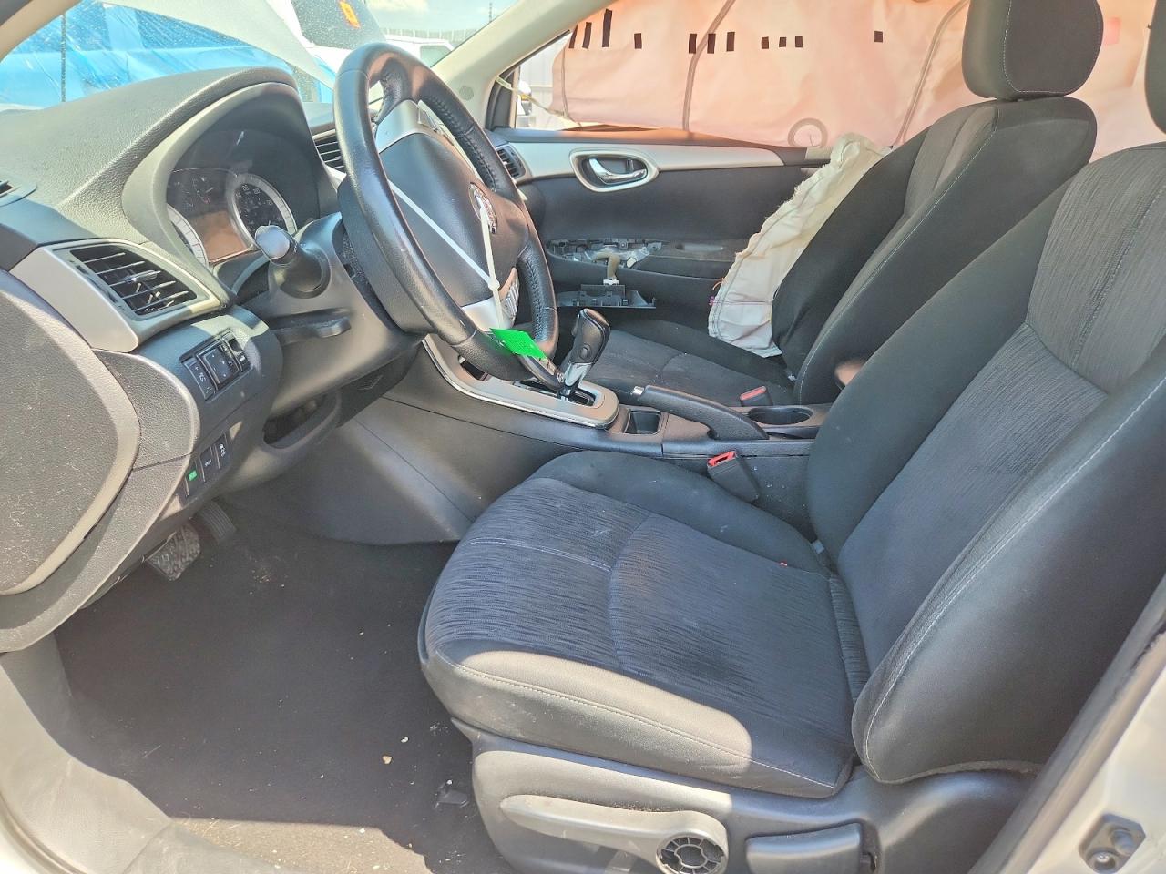 2015 Nissan Sentra Sv Серебряный vin: 3N1AB7AP5FL696694