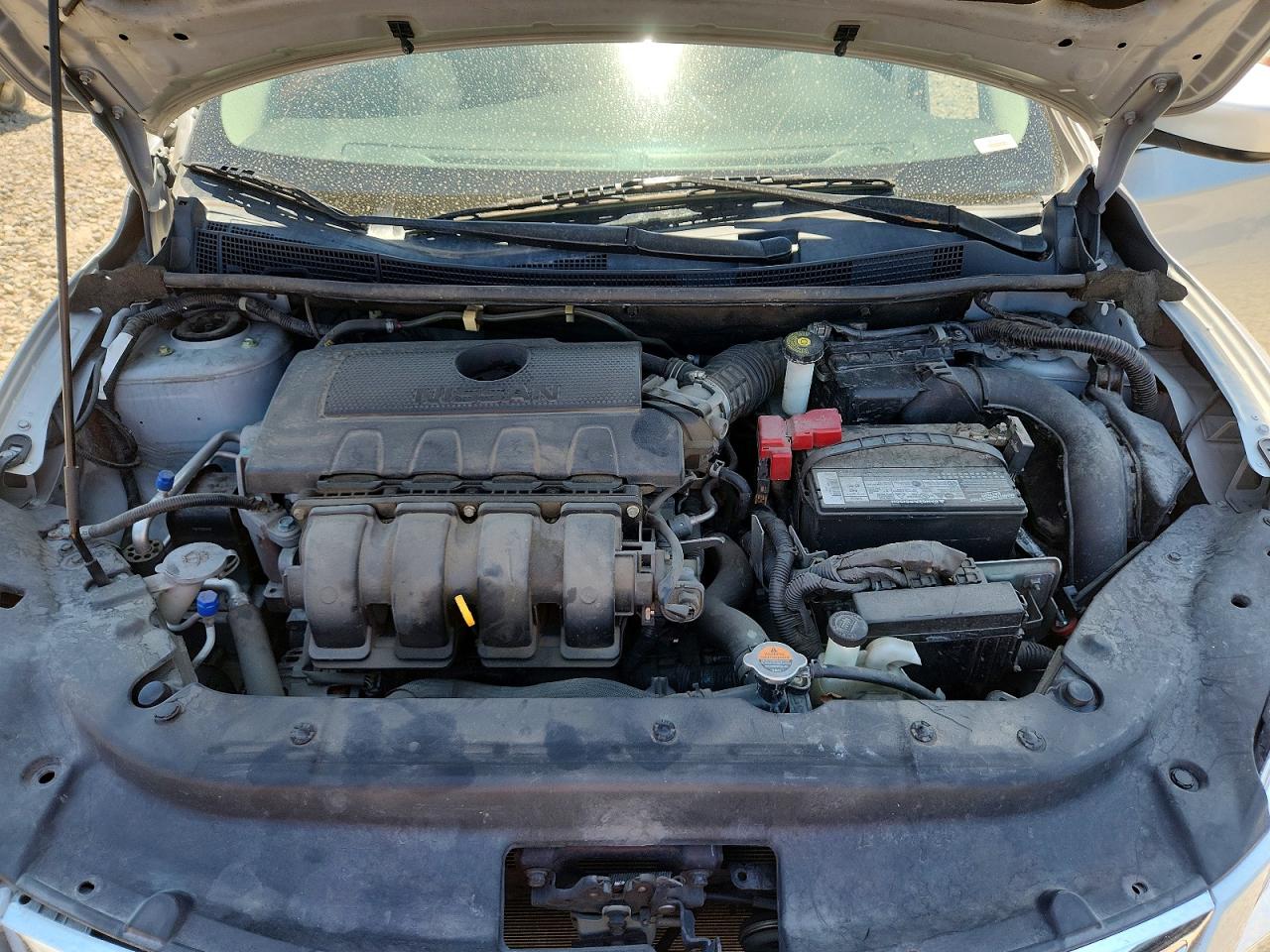 2015 Nissan Sentra Sv Серебряный vin: 3N1AB7AP5FL696694