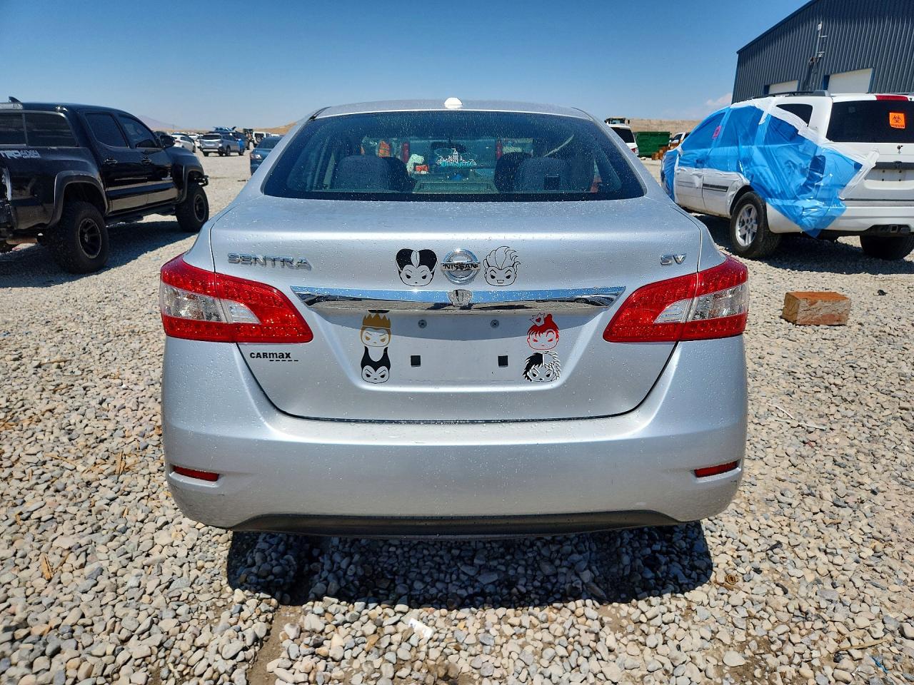 2015 Nissan Sentra Sv Серебряный vin: 3N1AB7AP5FL696694