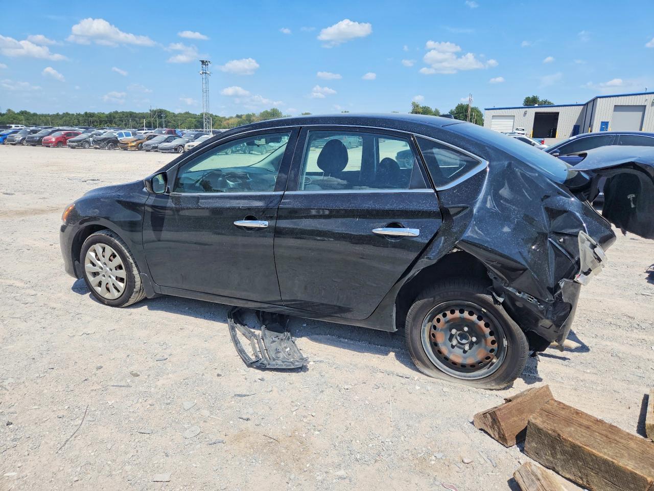 2015 Nissan Sentra Sv Black vin: 3N1AB7AP5FY214468