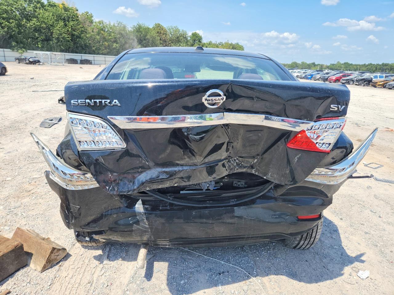 2015 Nissan Sentra Sv Black vin: 3N1AB7AP5FY214468