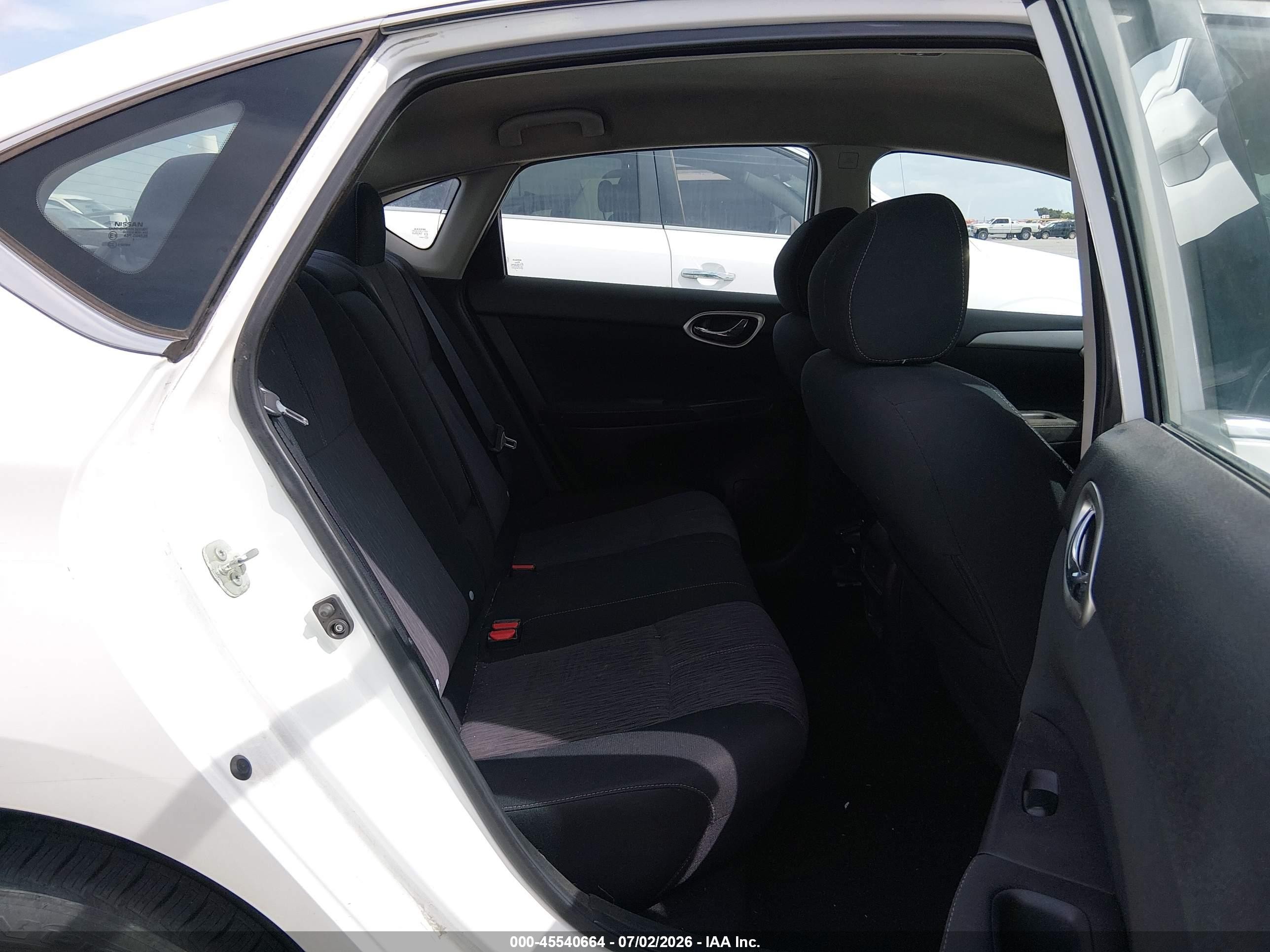 2015 Nissan Sentra Sv White vin: 3N1AB7AP5FY221341