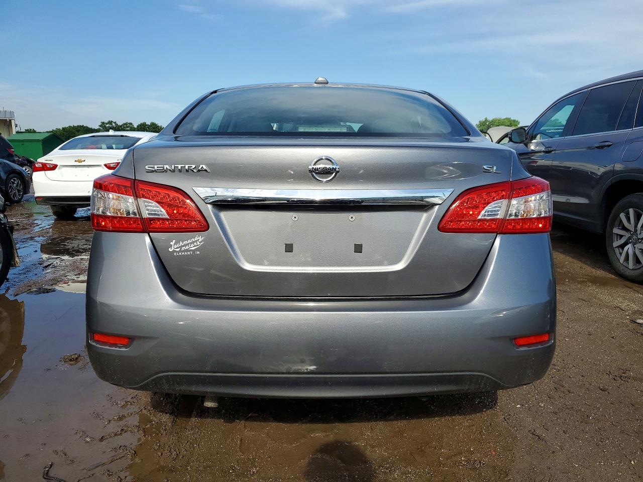 2015 Nissan Sentra Sl Gray vin: 3N1AB7AP5FY224207