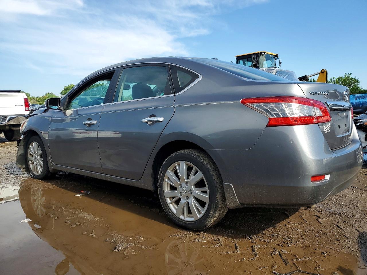 2015 Nissan Sentra Sl Gray vin: 3N1AB7AP5FY224207