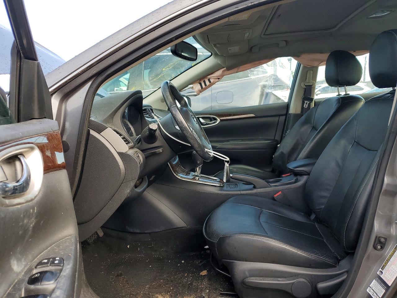 2015 Nissan Sentra Sl Gray vin: 3N1AB7AP5FY224207