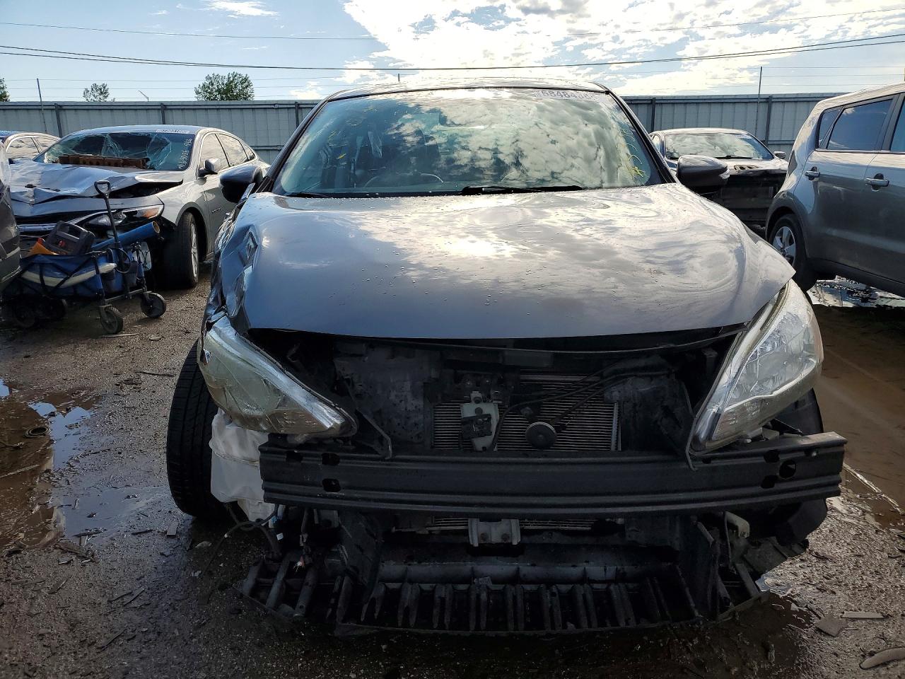 2015 Nissan Sentra Sl Gray vin: 3N1AB7AP5FY224207