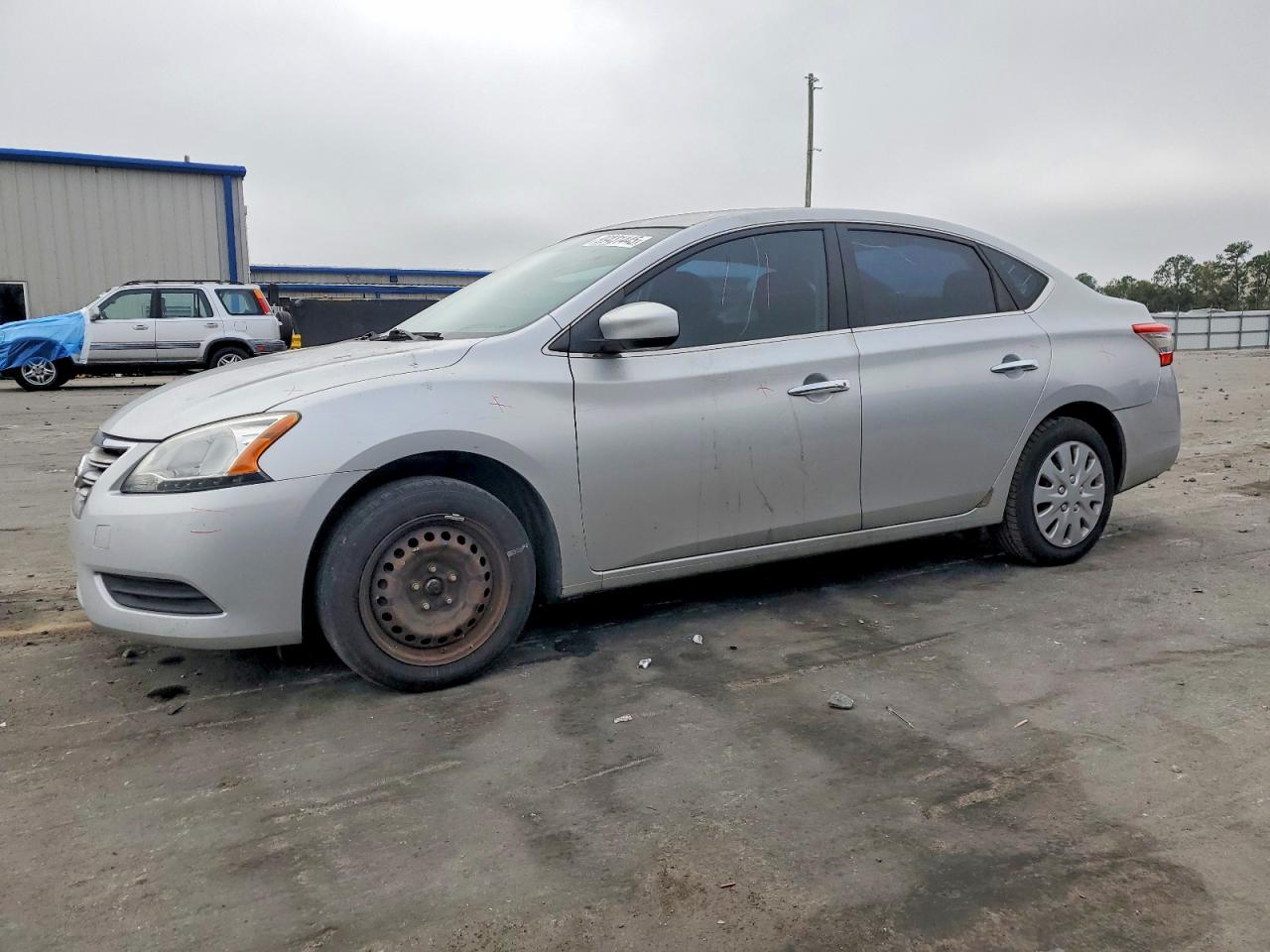 2015 Nissan Sentra Sv Серебряный vin: 3N1AB7AP5FY228631