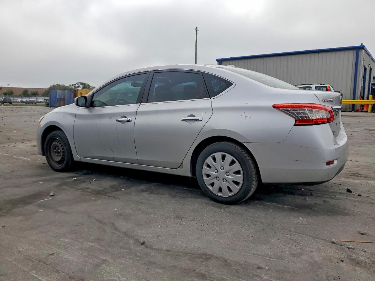 2015 Nissan Sentra Sv Серебряный vin: 3N1AB7AP5FY228631