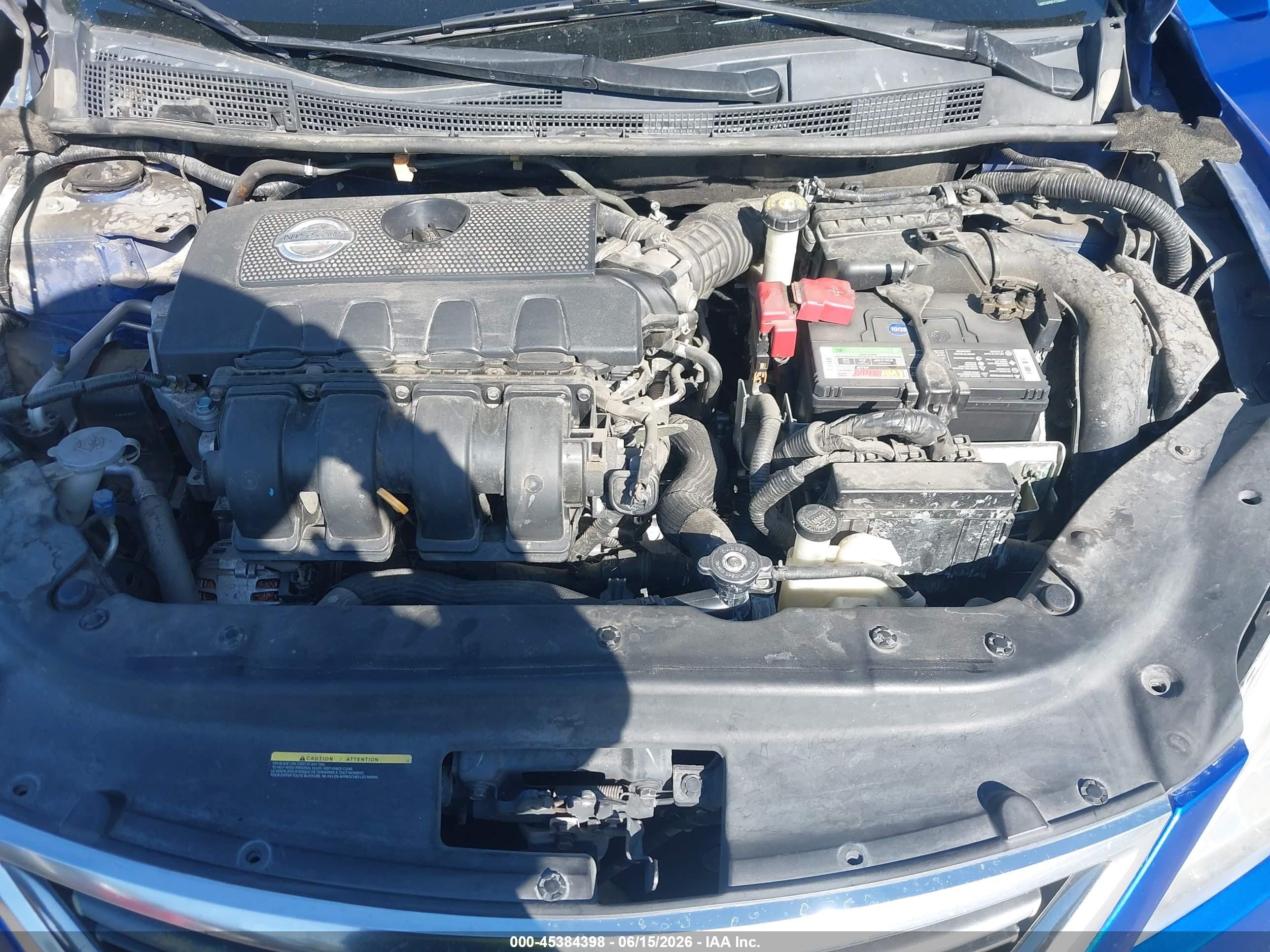 2015 Nissan Sentra Sr Blue vin: 3N1AB7AP5FY228855