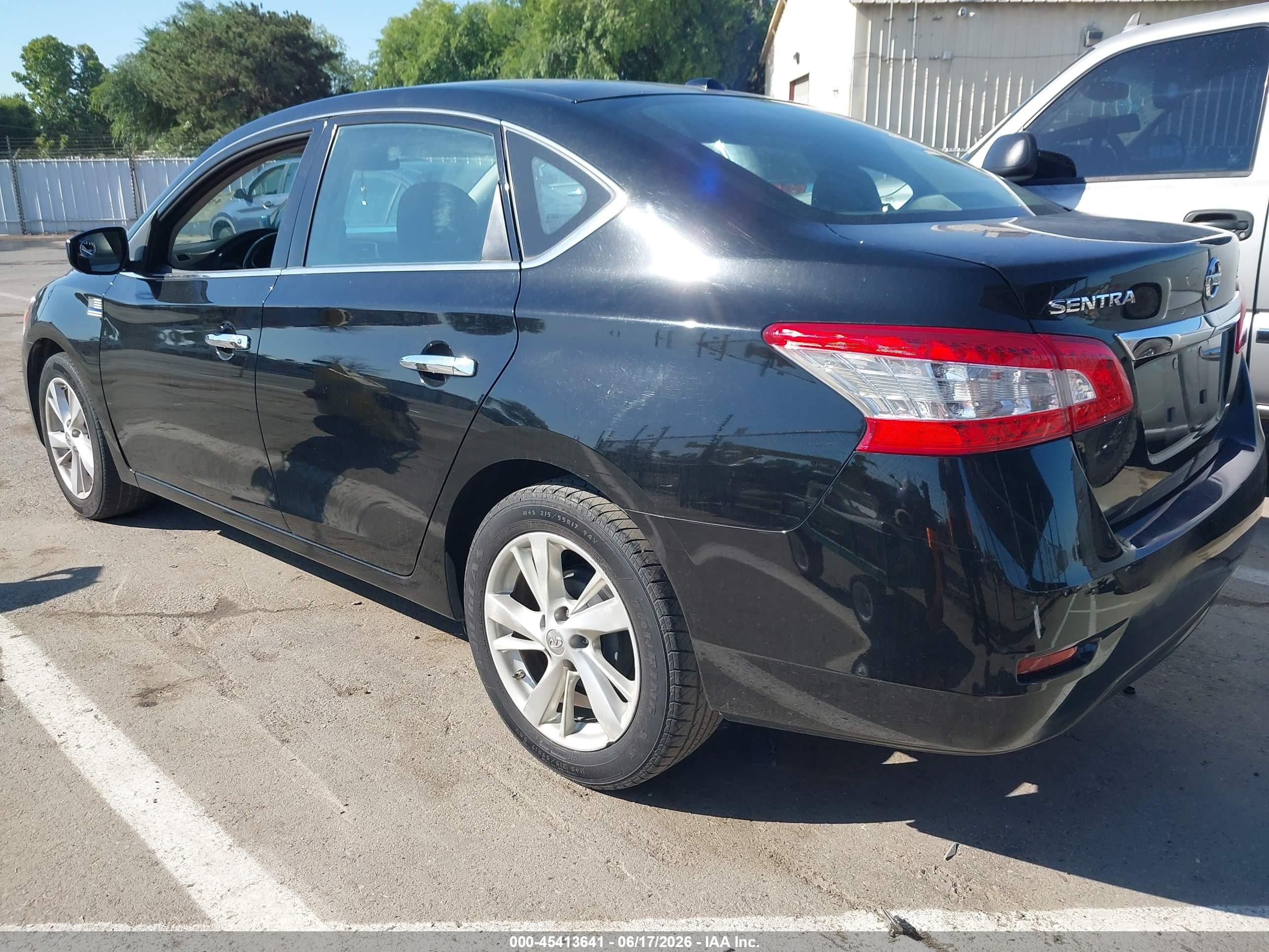 2015 Nissan Sentra Fe+ S/s/sl/sr/sv Black vin: 3N1AB7AP5FY230458