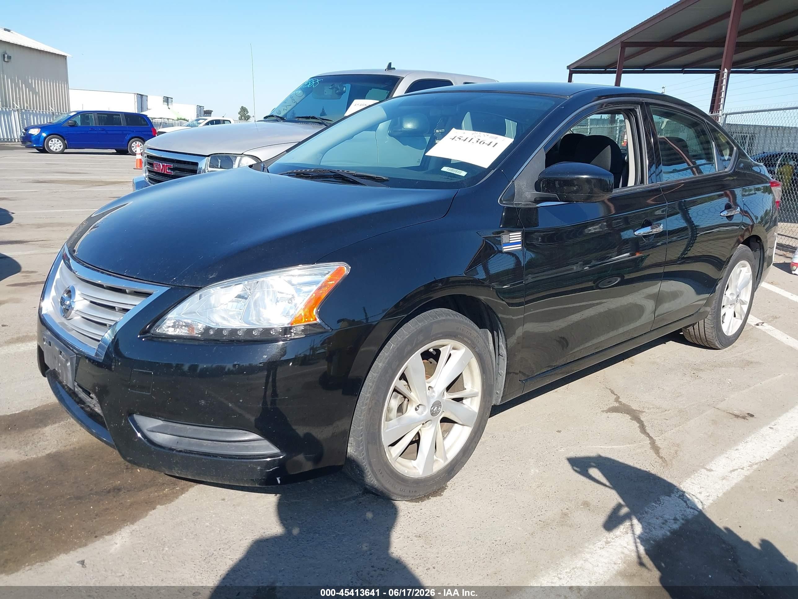 2015 Nissan Sentra Fe+ S/s/sl/sr/sv Black vin: 3N1AB7AP5FY230458
