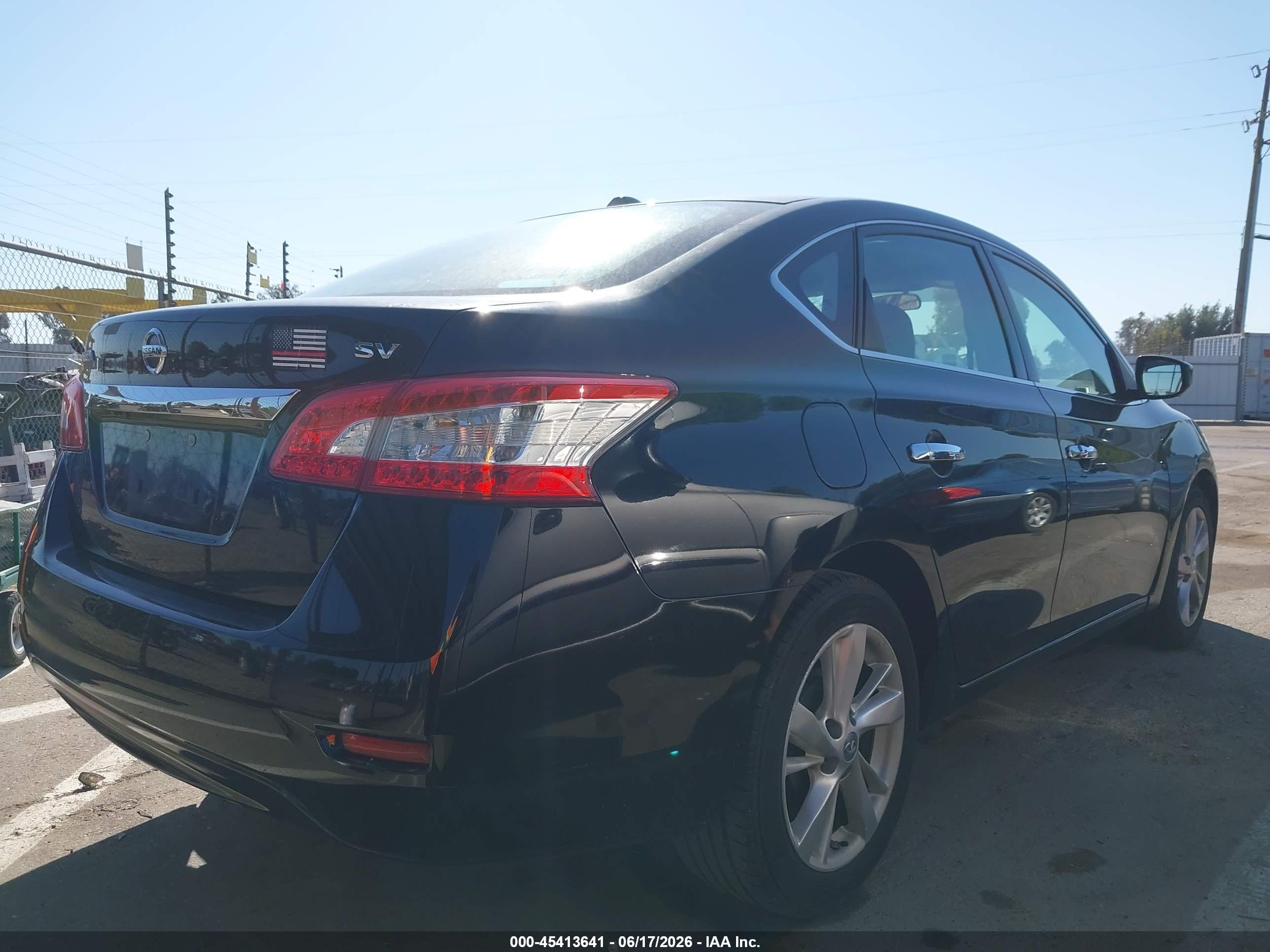 2015 Nissan Sentra Fe+ S/s/sl/sr/sv Black vin: 3N1AB7AP5FY230458