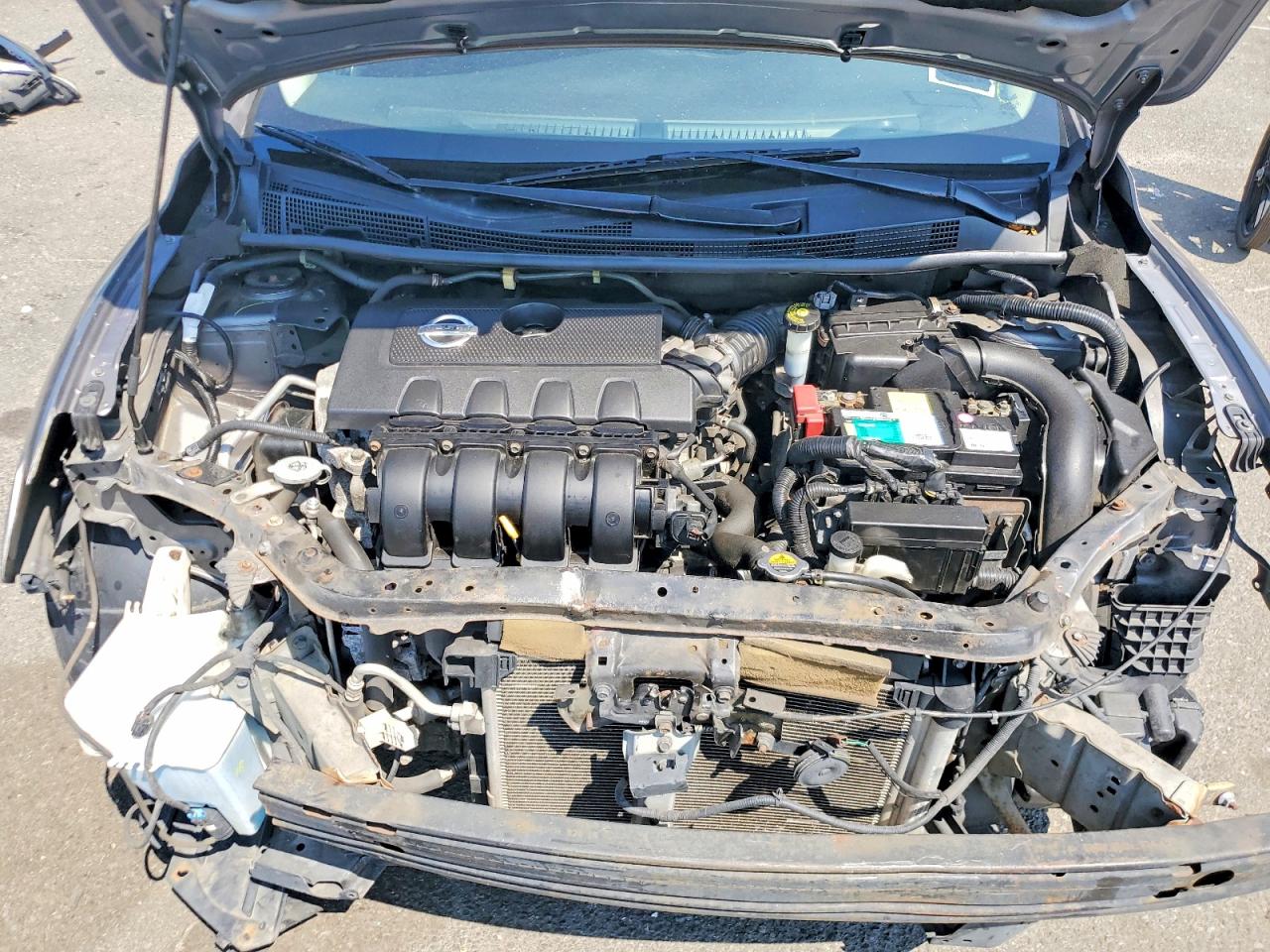 2015 Nissan Sentra S Gray vin: 3N1AB7AP5FY237555