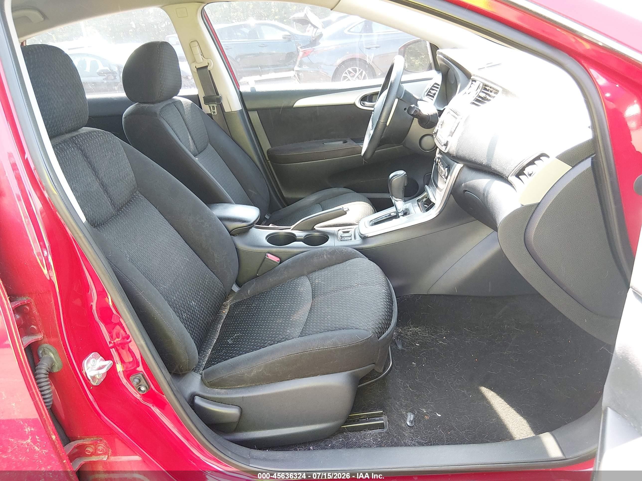 2015 Nissan Sentra Sr Red vin: 3N1AB7AP5FY245347