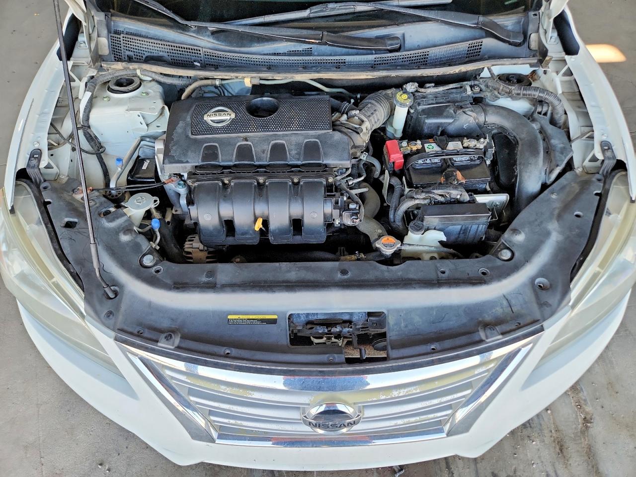 2015 Nissan Sentra S White vin: 3N1AB7AP5FY262889
