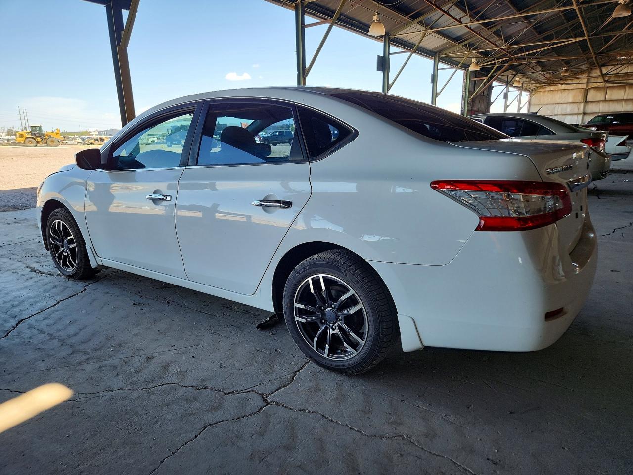 2015 Nissan Sentra S White vin: 3N1AB7AP5FY262889