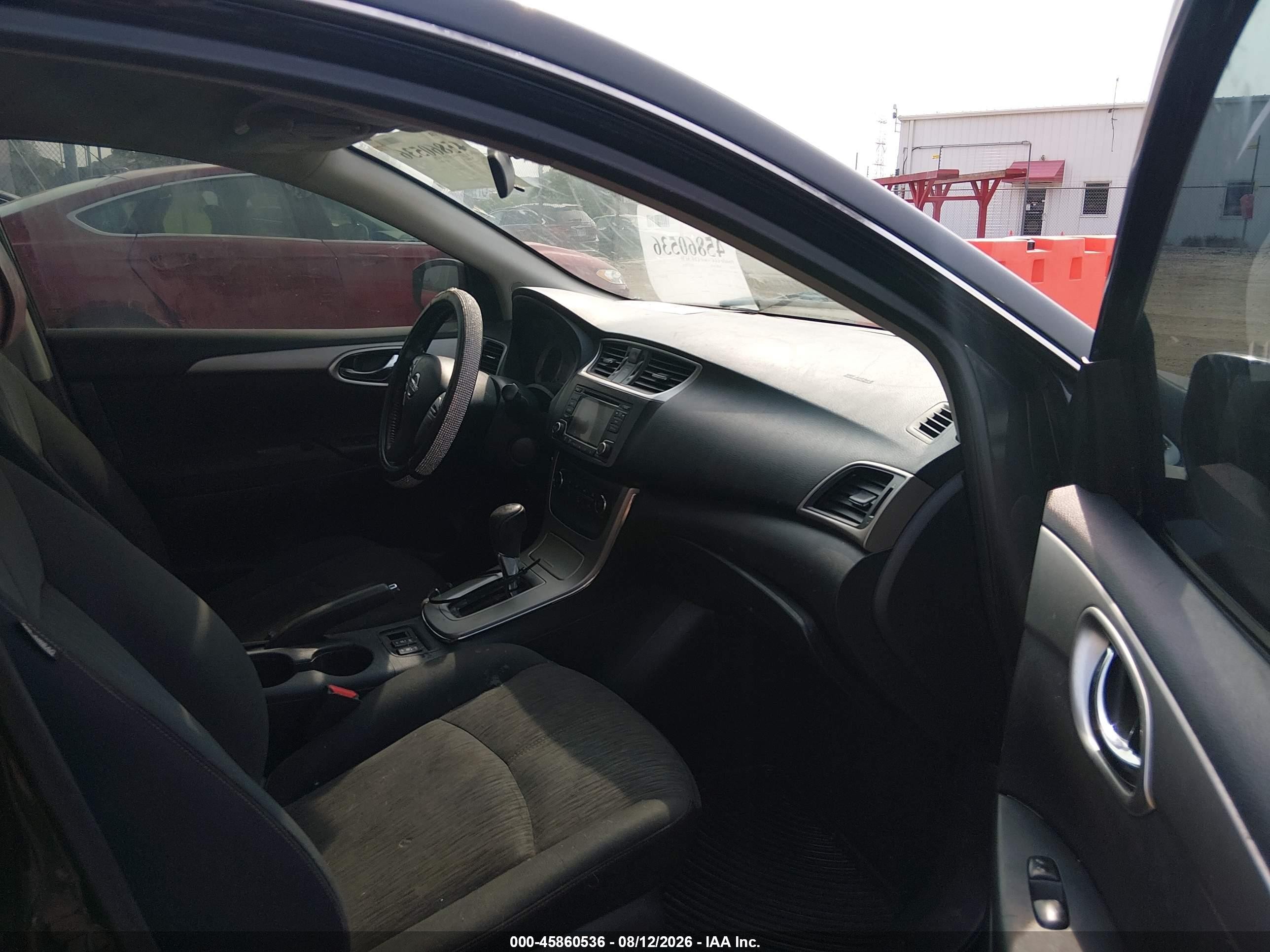 2015 Nissan Sentra Sv Черный vin: 3N1AB7AP5FY263542