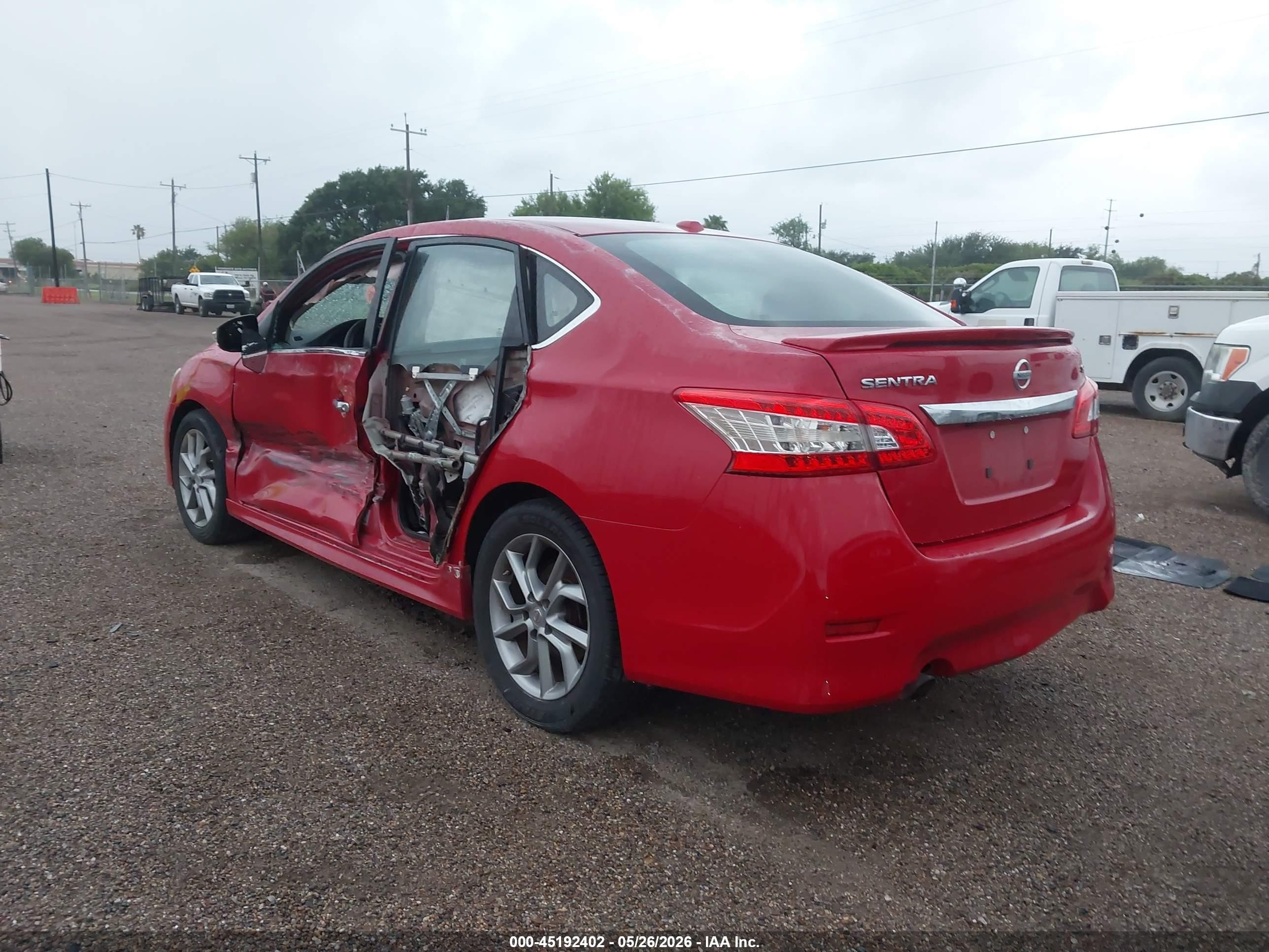 2015 Nissan Sentra Sr Красный vin: 3N1AB7AP5FY265811